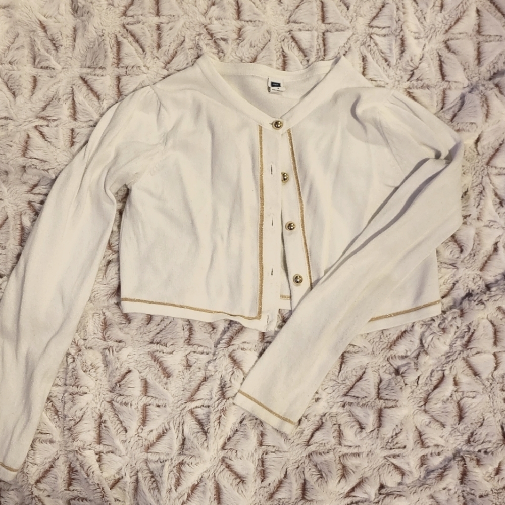 Janie and Jack cropped cardigan sweater